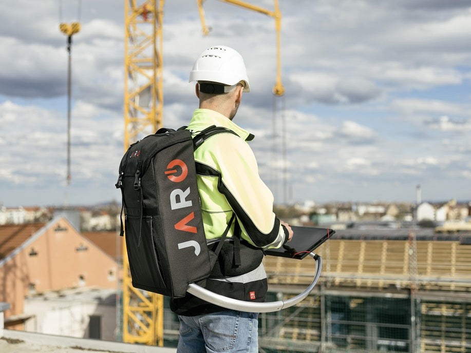 
JARO:ONE - The Multifunctional Backpack with Extendable Tablet Holder.